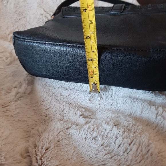 ANTIK KRAFT - Faux Leather Crossbody Snap Front Black - Picture 13 of 13